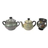 Lustreware and Hand-Painted Ceramic Tableware