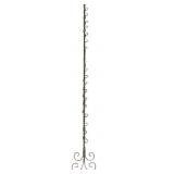 Wrought Iron Scrollwork Wall Display Rack