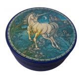 Potpourri Press Unicorn Round Metal Tin