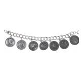 Apollo Space Missions Commemorative Charm Bracelet