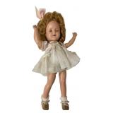 Ideal Shirley Temple Composition Doll, 14"