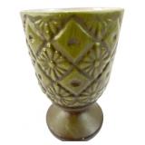 Haeger USA 7" H Textured Ceramic Footed Vase
