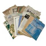 Collection of Vintage Sheet Music and Choral Score