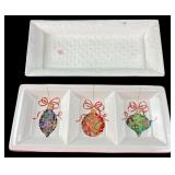 Noble Excellence Festive Ornaments Divided Tray