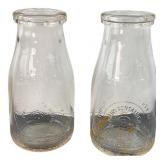 Dairy Container Corp. Detroit Glass Milk Bottles