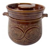 Ellgreave England Earthenware Lidded Jar