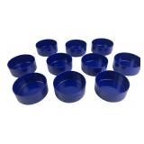 MCM Heller Massimo Vignelli Cobalt Melamine Bowls