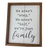 Kendra Framed Wood Wall Art Sign