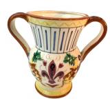 Maruhon Ware Hand-Painted Ceramic Dragon Vase