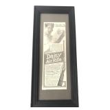 Daisy Air Rifle Framed Vintage Magazine Advertisem