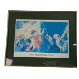 LeRoy Neiman Graphics Golf Exhibition Poster