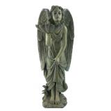 Napco Angel Garden Statue with Bird Bath Bowl