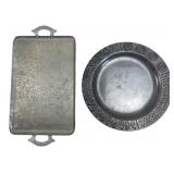 Wilton Armetale Serving Tray and Platter Set