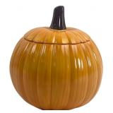 Lee Signed Ceramic Pumpkin Cookie Jar
