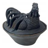 Cast Iron Rooster Humidifier Steamer