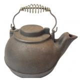 Wagner Ware Cast Iron Tea Kettle, 6" H