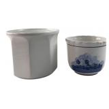 Two Ceramic Planters, Taiwan