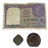 Indian Currency and Coinage Lot (1945-1962)