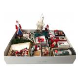 Mixed Lot of Christmas Santa Ornaments