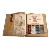 1954 Sylvia College Scrapbook with Ephemera