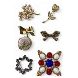 Sarah Coventry & Vintage Brooch Lot