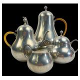 Royal Holland Pewter 4-Piece Tea/Coffee Service