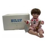 Danbury Mint Billy Porcelain Doll by Linda Steele