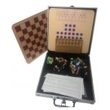 Multi-Game Set in Metal Carrying Case