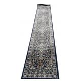 Safavieh Lyndhurst Anthracite Teal Runner Rug