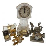 Assorted Miniature Novelty Quartz Clocks