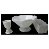 Anchor Hocking Fire-King Milk Glass Grape Set
