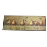 Decorative Pear Still Life Art Print