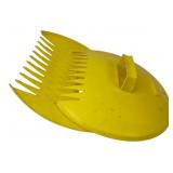 Pair of Yellow Plastic Leaf Scoops