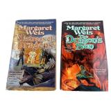Margaret Weis Dragonvarld Trilogy Paperbacks