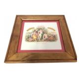 Maria Mancini Cigar Label Framed Print, 9x9"