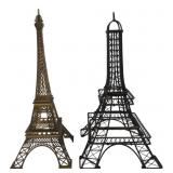 Pair of Metal Eiffel Tower Models, 15 in.