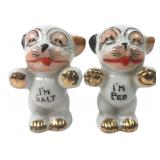 Anthropomorphic Dog Salt & Pepper Shakers