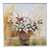 Signed Kearns Impasto Floral Oil Painting