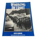 Working Detroit by Steve Babson Paperback Book