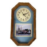 Quartz Maritime Picture Wall Clock 15.5" H