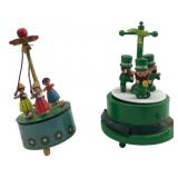 Lefton China & Unmarked Musical Carousels