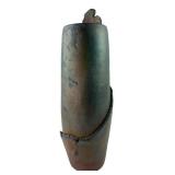 Rondeau Fenton Raku Art Pottery Vase