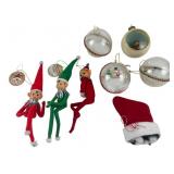 Tinsel Town Elves & Hallmark Christmas Ornaments