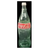 Coca-Cola 32 oz Green Glass Deposit Bottle