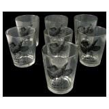 Wild Turkey Bourbon Rocks Glasses Set of 7