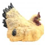 Decorative Painted Resin Hen Figurine