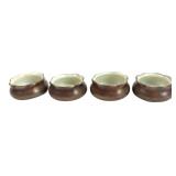 Epiag Czechoslovakia Porcelain Salt Cellars Set 4