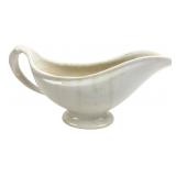 Homer Laughlin White Ceramic Gravy Boat