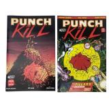Marc Palm Signed Punch to Kill Comics 1 & 2