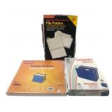 Mixed Lot Office File Folders & Hanging Frames